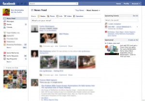 Facebook Interface